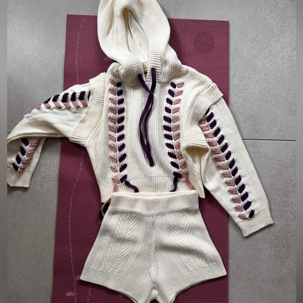 Herve Leger two piece knitted